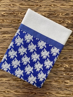 Pano de Prato Floral Azul