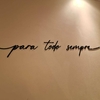 Decoração De Parede Escrita PARA TODO SEMPRE
