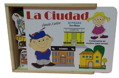 Art. 620-11P: La Ciudad x 30 piezas todo madera