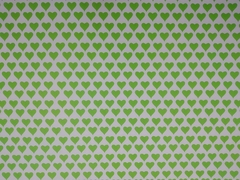 Cartulina Bifaz 70 x 50 cm. Verde Claro: Corazones - comprar online