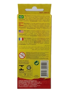 Crayones Triangulares Acrilex Gruesos cortos x 12 u. - comprar online