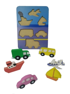 Encaje Grueso con Relieve: "Medios de Transporte" Art. N° 576 - comprar online