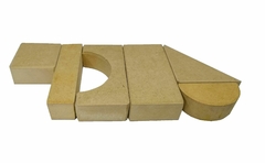 Bolsa con 60 bloques de madera natural - comprar online