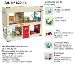 Art. N° 620-14: Casita de Madera Amueblada