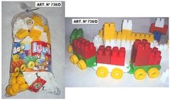 Imagen de Bloques Grandes X 70 Piezas, Bolsón Art. N° 738-D