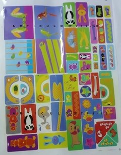 Art. N° 779-10: Bloques x45 con Stickers en internet