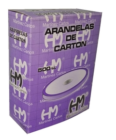Arandelas de cartón "CM" x 500 unidades