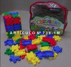 Imagen de Mochila con bloques construcción armar