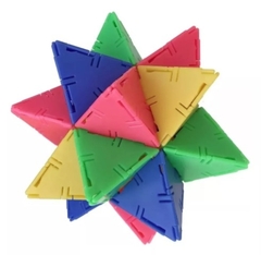 Juego Construcción Encastre Bisagra Cuerpo Geométrico X 192