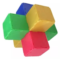 Juego Construcción Encastre Bisagra Cuerpo Geométrico X 192 - comprar online