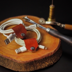 kit 3 Organizador de Cabo (Leather)