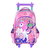 Mochila Footy 18 Carrito Unicornio Alas Luz Led