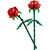 Lego Botanical - Rosas (40460) Piezas 120