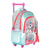 Mochila Footy 18 Carrito Unicornio Alas Luz Led - Jugueteria MyR