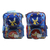 Mochila 18 Espalda Sonic Y Knuckles Personajes Cresko So121 - comprar online