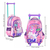 Mochila Footy 18 Carrito Unicornio Alas Luz Led - comprar online