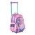 Mochila Footy 18 Carrito Unicornio Alas Luz Led - tienda online