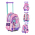 Mochila Footy 18 Carrito Unicornio Alas Luz Led