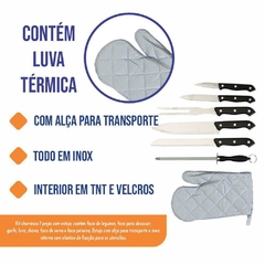 KIT CHURRASCO | 7 PEÇAS + estojo - comprar online