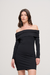 VESTIDO CORTO MANGA LARGA - Verónica Boutique