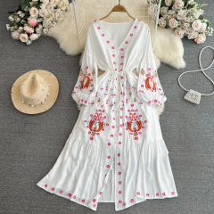 Vestido Cecília Bordado cod 3539 - ValentinaFashionn