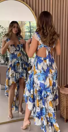 Vestido Suellen Babados cód 4008 na internet