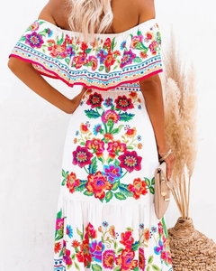 Vestido Mércia Floral cod 3455 - comprar online