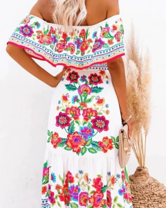 Vestido Mércia Floral cod 3455 - comprar online