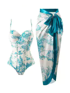 Conjunto Maiô + Pareô cód 4095
