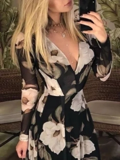 Vestido Longo Floral Angelina cód 1717 na internet