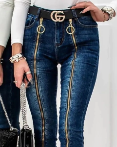 Calça Jeans Ziper Elastano cod 3356 na internet