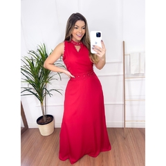 Vestido Longo Pedrarias cód 1491