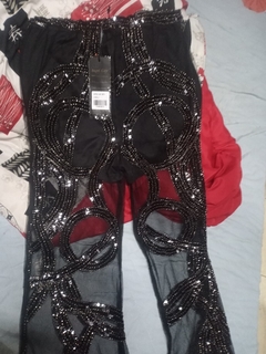 Calça Capri Pantalona Paetes cod 0020 - comprar online