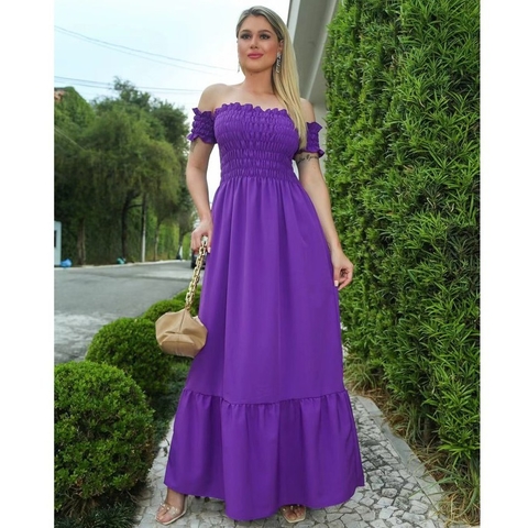Vestido Longo Ciganinha cod 0029