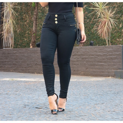 Calça Jeans Preta Pitbull Spiration cód 01224