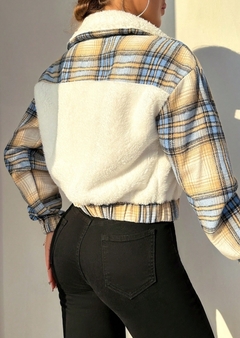 Jaqueta Xadrez Pelucia cod 4006 - comprar online
