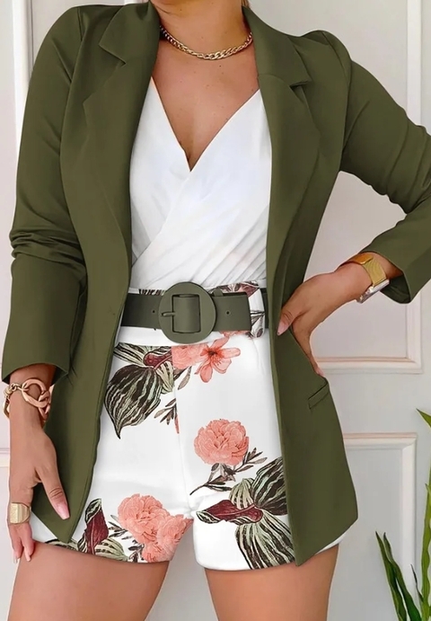 Conjunto Shorts Blazer Sabrina cod 4421