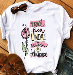 T-shirt Lindinha cod 1978 - ValentinaFashionn