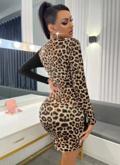 Vestido Marcely Leopard cod 1993 - ValentinaFashionn