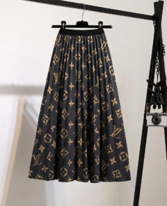 Saia Grife Chiffon Forrada cod 2004 na internet