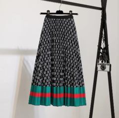 Saia Grife Chiffon Forrada cod 2004 - loja online