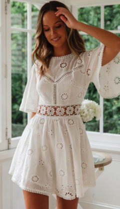 Vestido Renda Patchwork cód 24 na internet