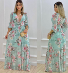 Vestido Floral Chiffon cod 2022