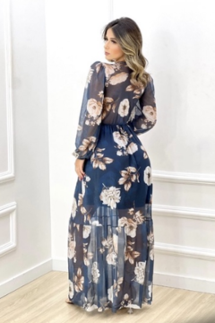 Vestido Floral Chiffon cod 2022 na internet