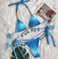 Biquini Tie Day Pedrarias cod 2023 - loja online