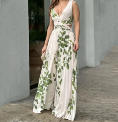 Macacão Ana July Chiffon Cod 1009