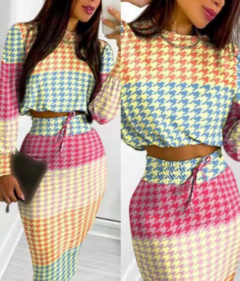Conjunto Maysa Estampado cód 1605 - ValentinaFashionn