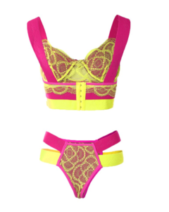 Conjunto Langerie Neon cod 2035 - comprar online