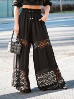 Calça Pantalona Renda cod 2041 na internet