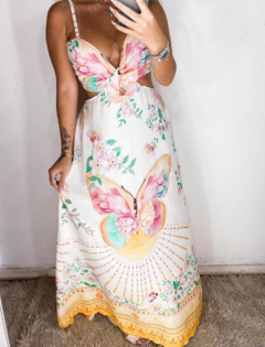 Vestido Longo Butterfly Cod 2039 na internet